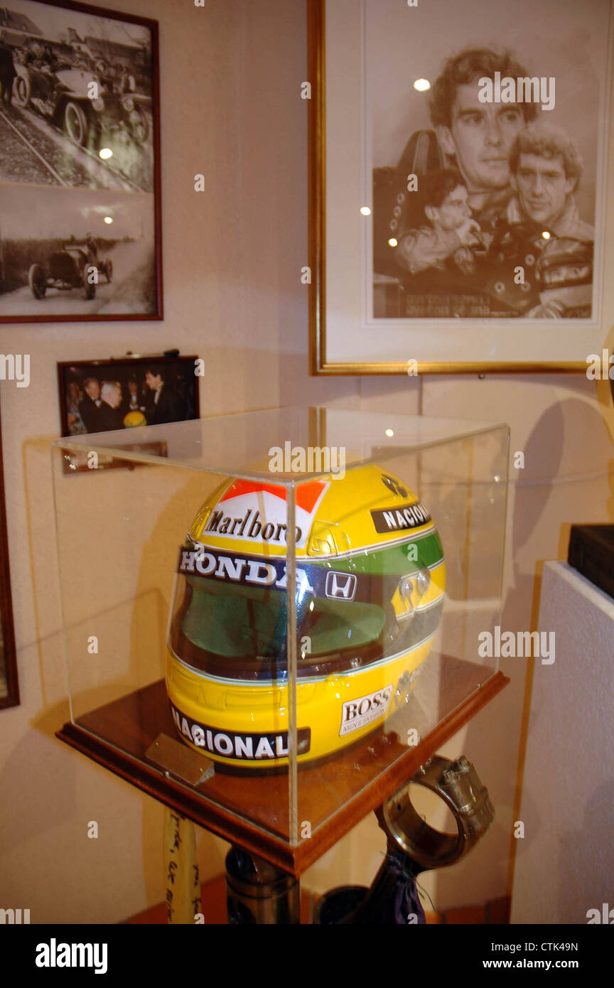 Ayrton senna crash helmet -Fotos und -Bildmaterial in hoher Auflösung