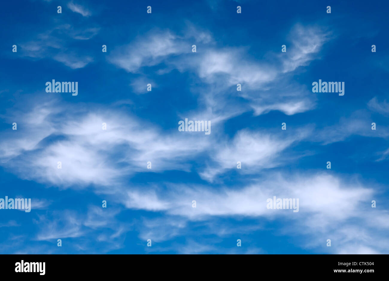 Wolken mit blauem Himmel Stockfoto
