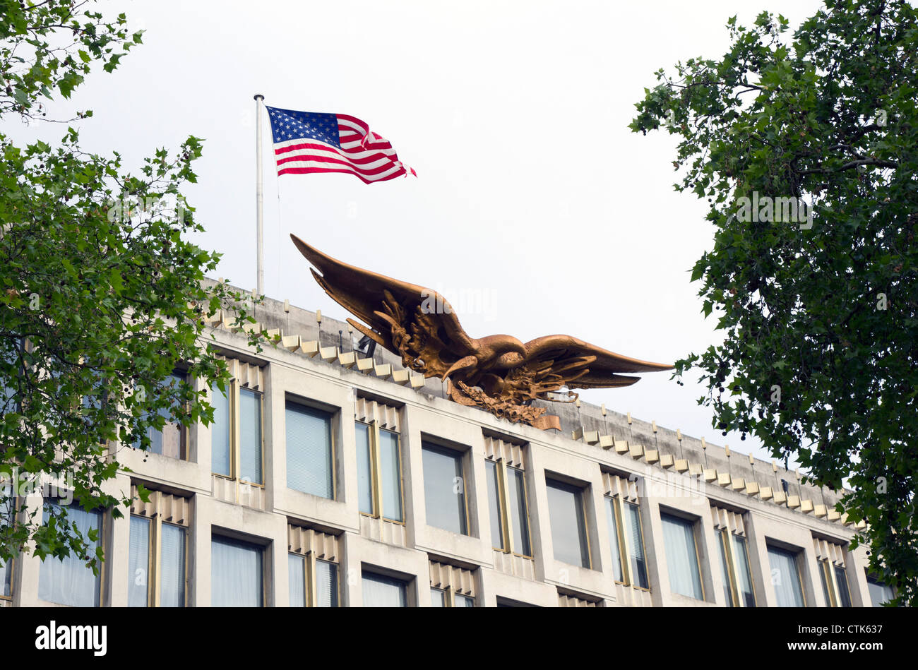 US-Botschaft in London Stockfoto