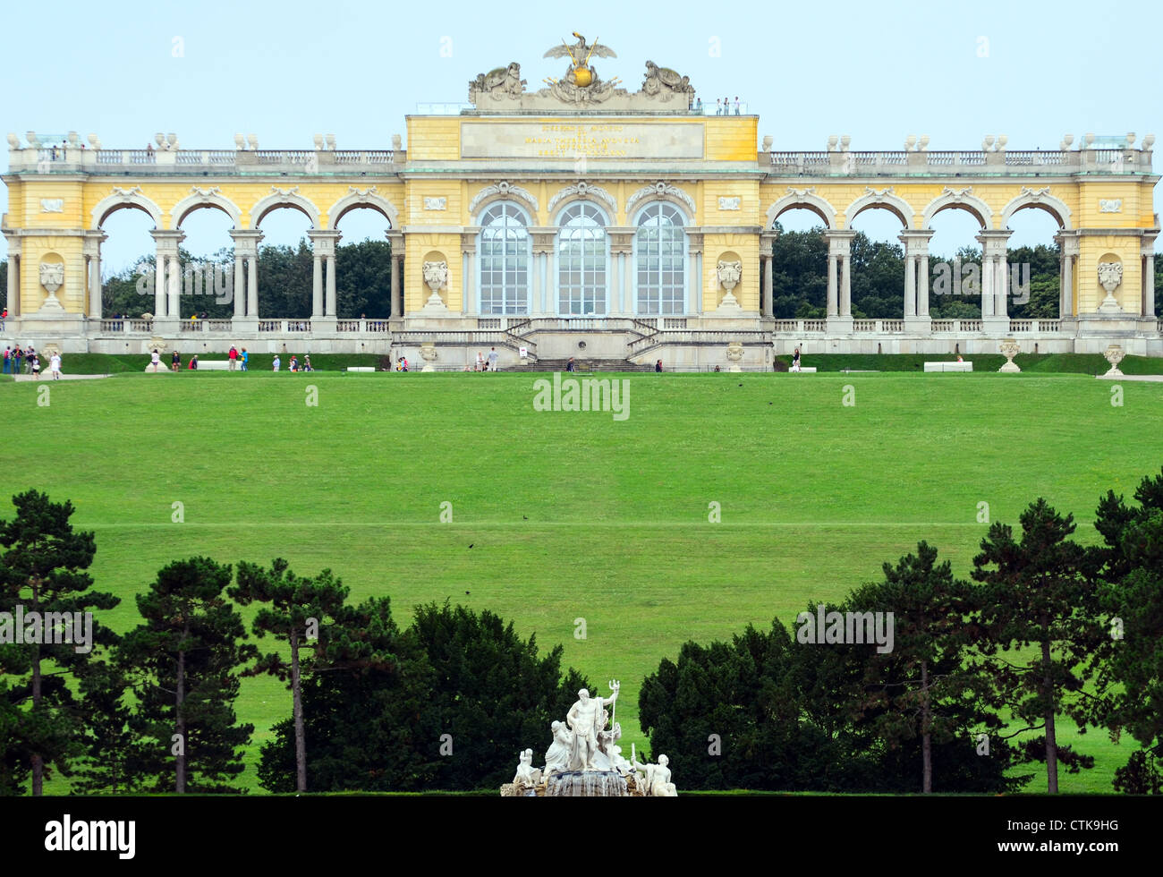 Gloriette Schönbrunn - Wien Stockfoto