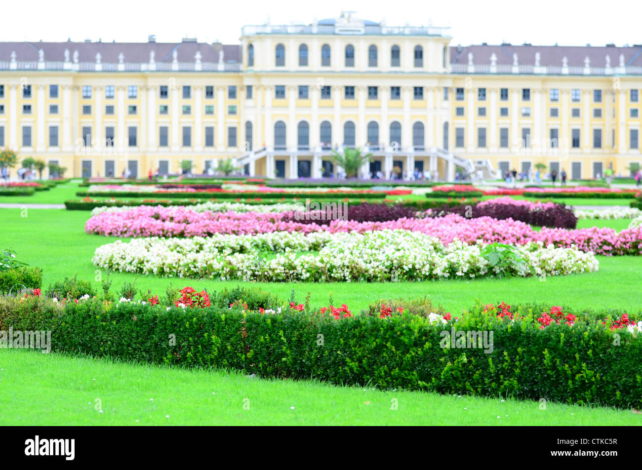 Schloss Schönbrunn in Wien Stockfoto