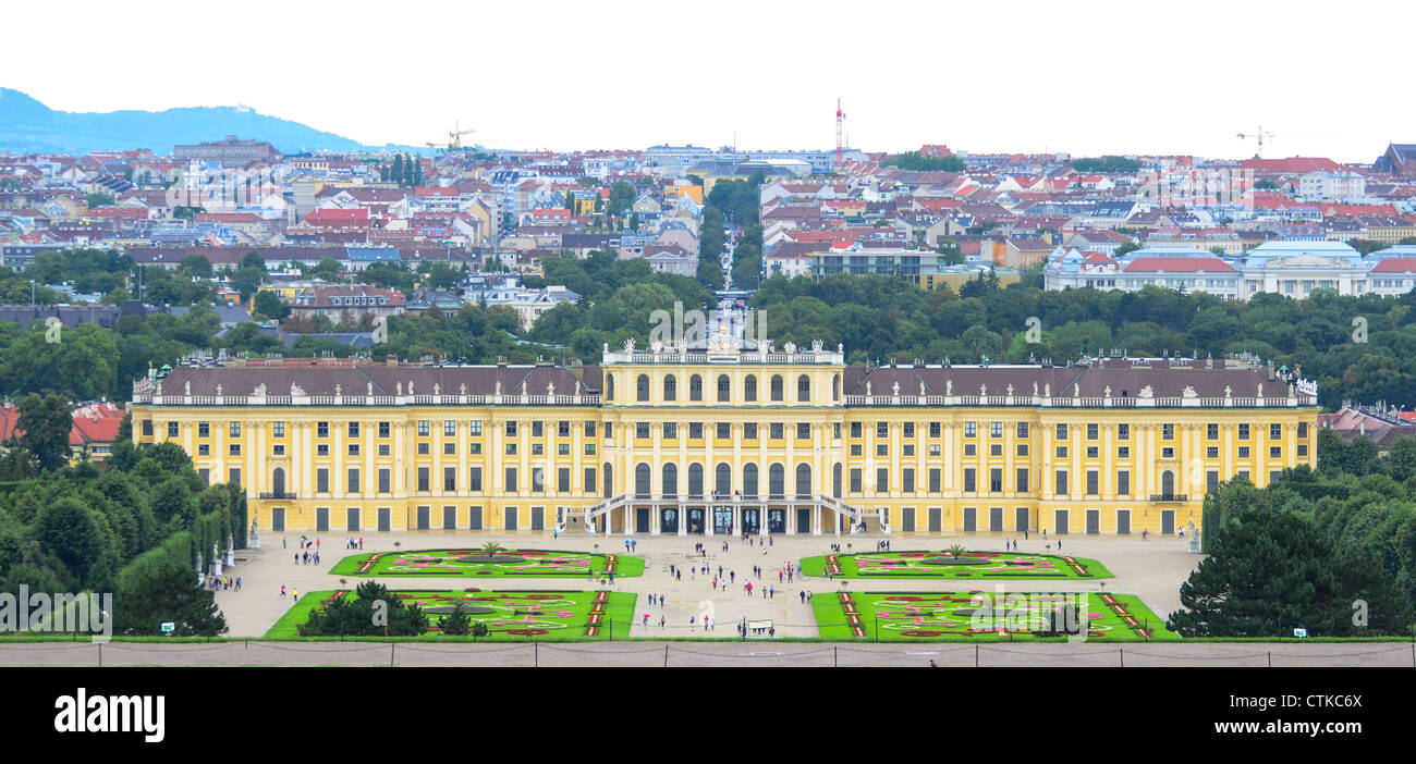 Schloss Schönbrunn in Wien Stockfoto