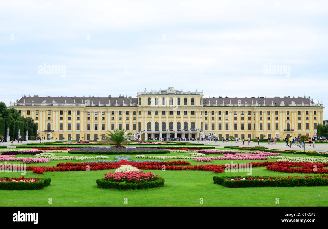 Schloss Schönbrunn in Wien Stockfoto