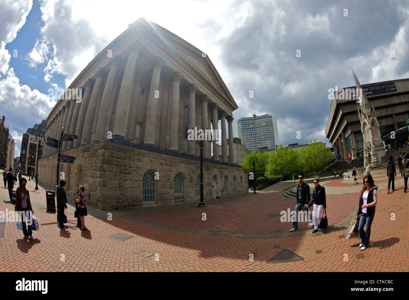 Rathaus und Chamberlain Quadrat, Stadtzentrum von Birmingham, West Midlands, England, GB, Großbritannien, UK, Vereinigtes Königreich Stockfoto