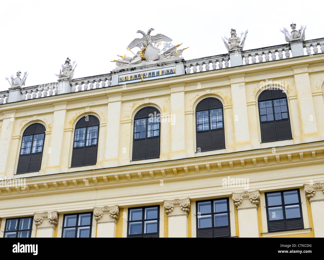 Schloss Schönbrunn-detail Stockfoto