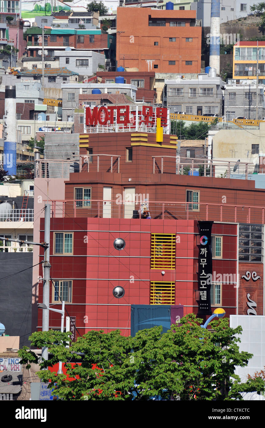 Motel Busan Südkorea Asien Stockfoto