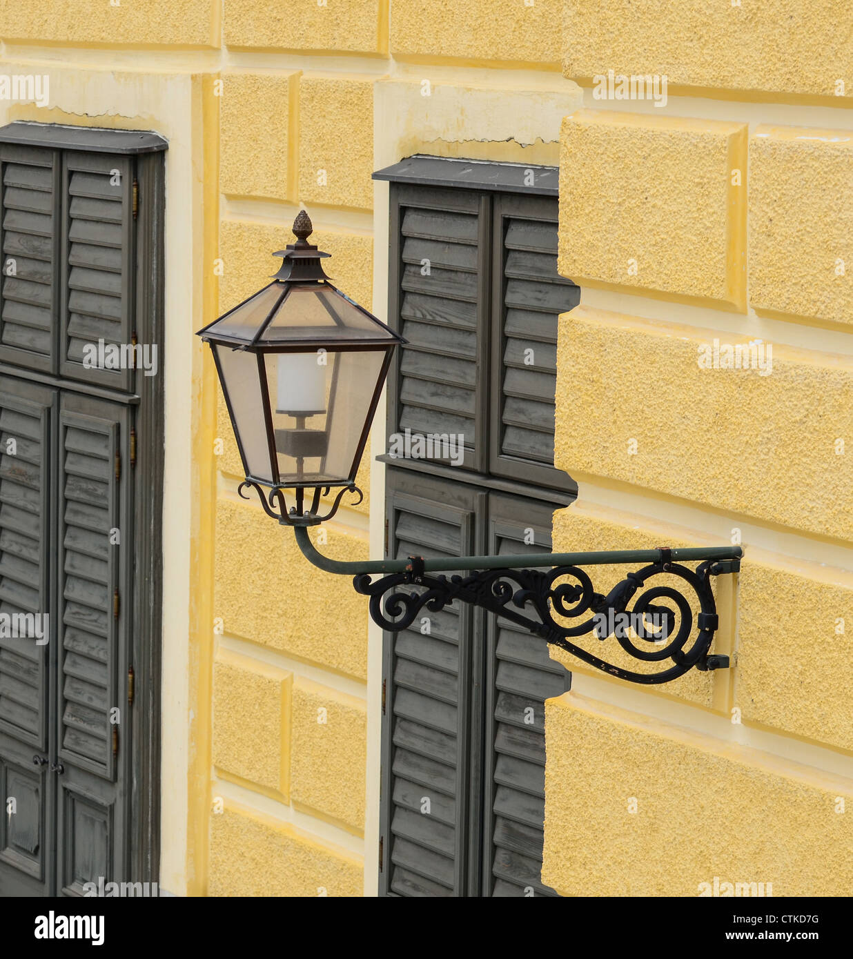 Schloss Schönbrunn in Wien Österreich - Lampe-detail Stockfoto