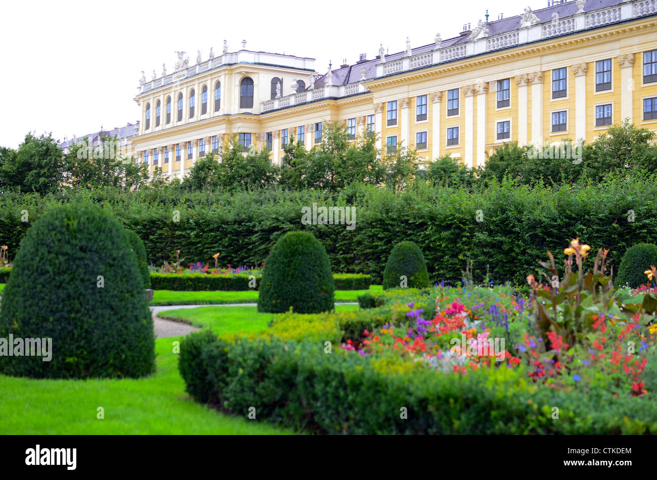 Schloss Schönbrunn in Wien Stockfoto