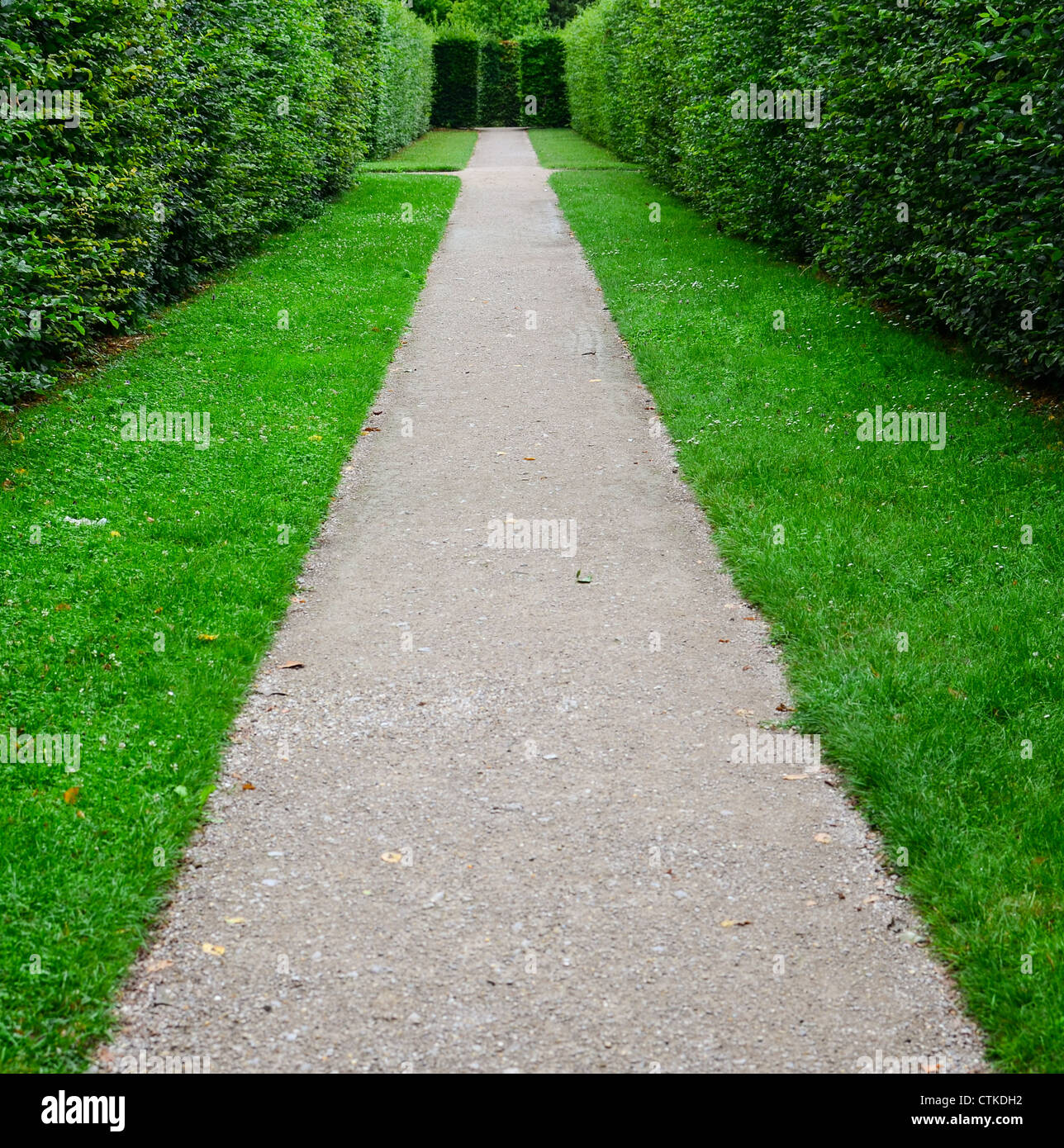 Schönen Park am Schloss Schönbrunn in Wien Stockfoto