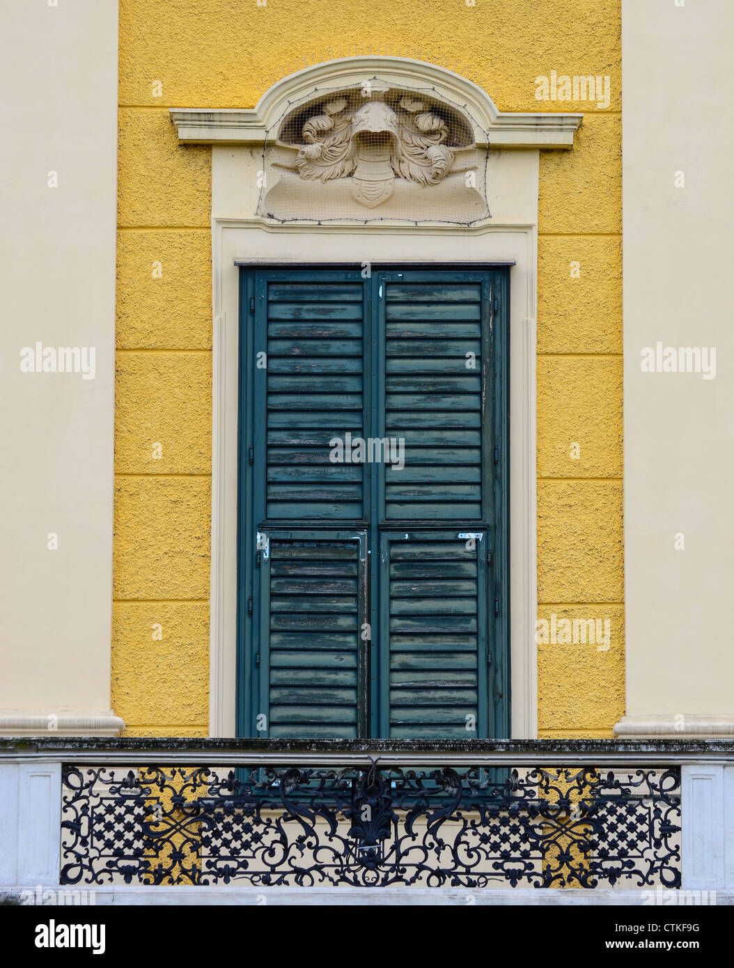 Schloss Schönbrunn in Wien Österreich - Terrasse detail Stockfoto