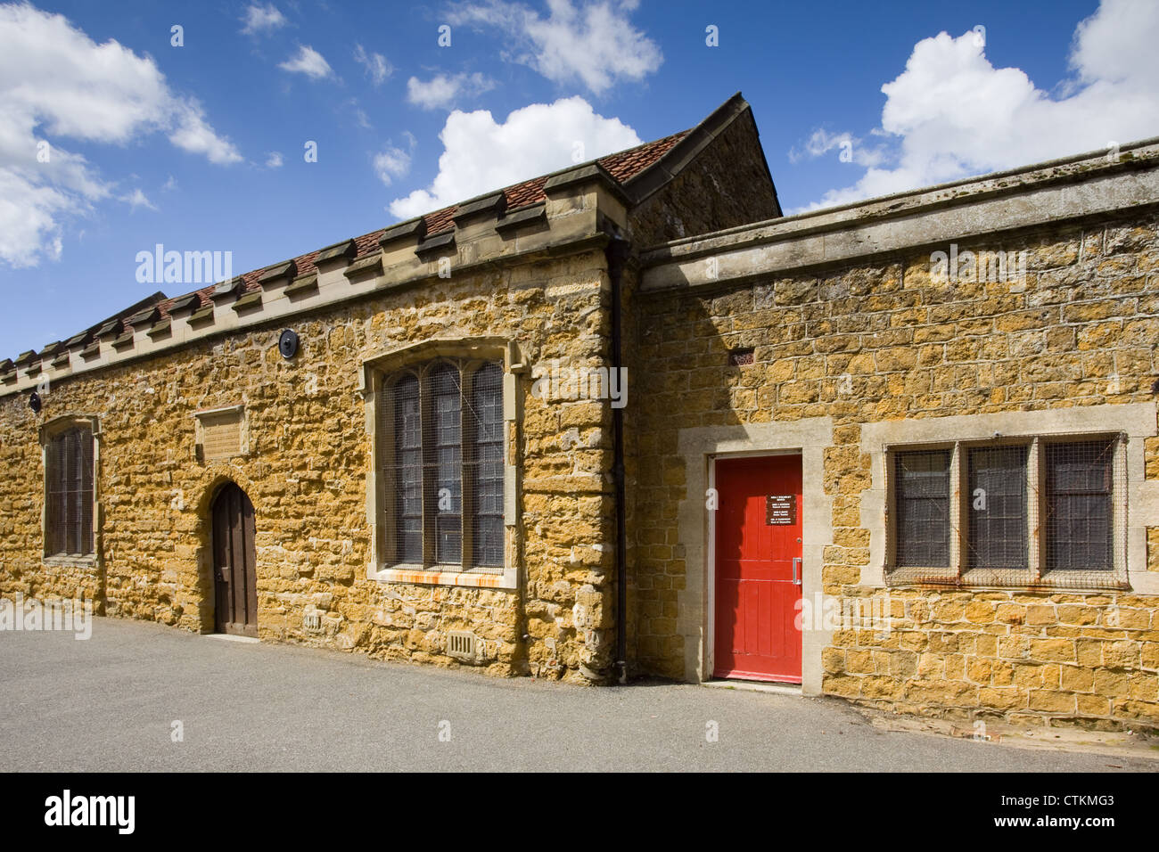 Das Gymnasium in der Markt-Stadt Caistor am Rande der Lincolnshire Wolds Stockfoto