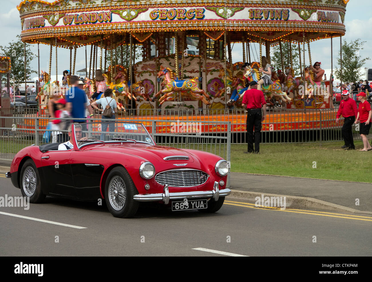 Austin Healey Silverstone Classic 2012 Stockfoto