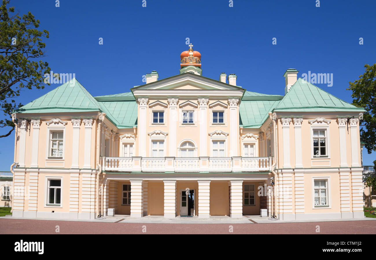 Grand Menschikow-Palast. Sankt-Petersburg Bereich, Lomonosov, Oranienbaum, Russland Stockfoto