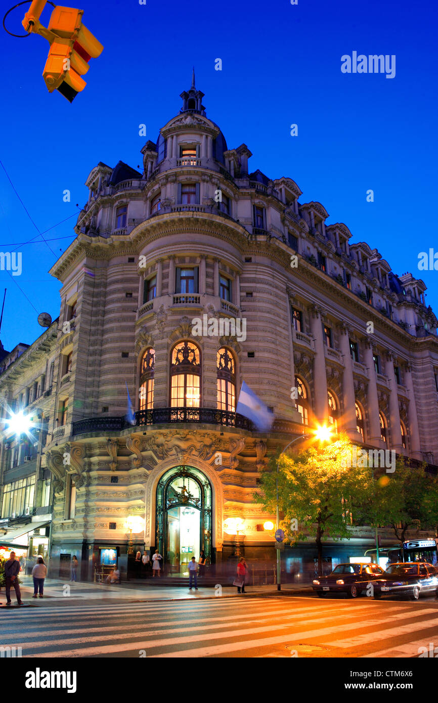 Marine Center. (Centro Naval). Cordoba und Florida st. Kreuzung. Buenos Aires, Argentinien Stockfoto