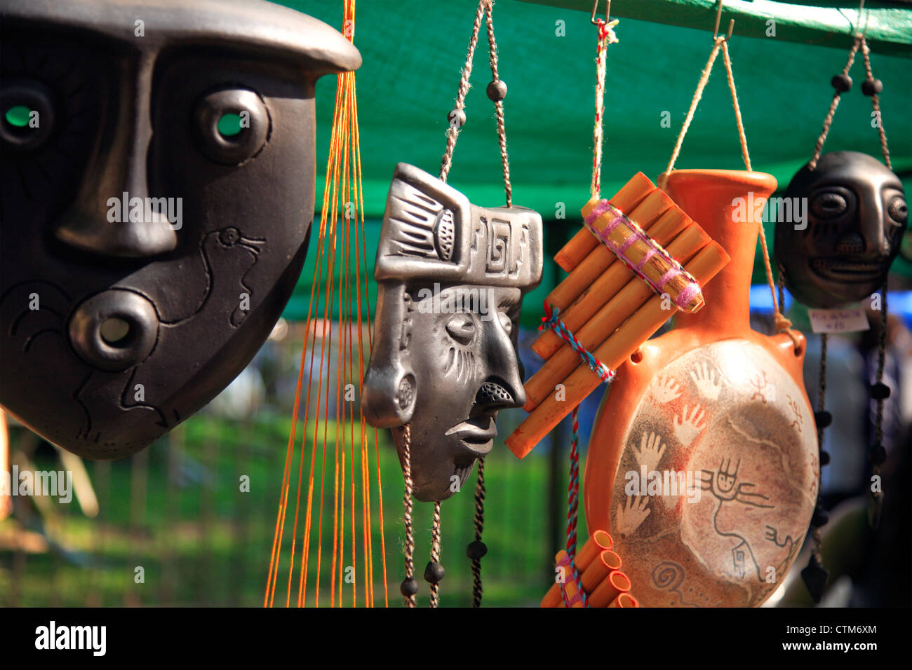 Mataderos Messe Stand. Mataderos, Buenos Aires, Argentinien Stockfoto