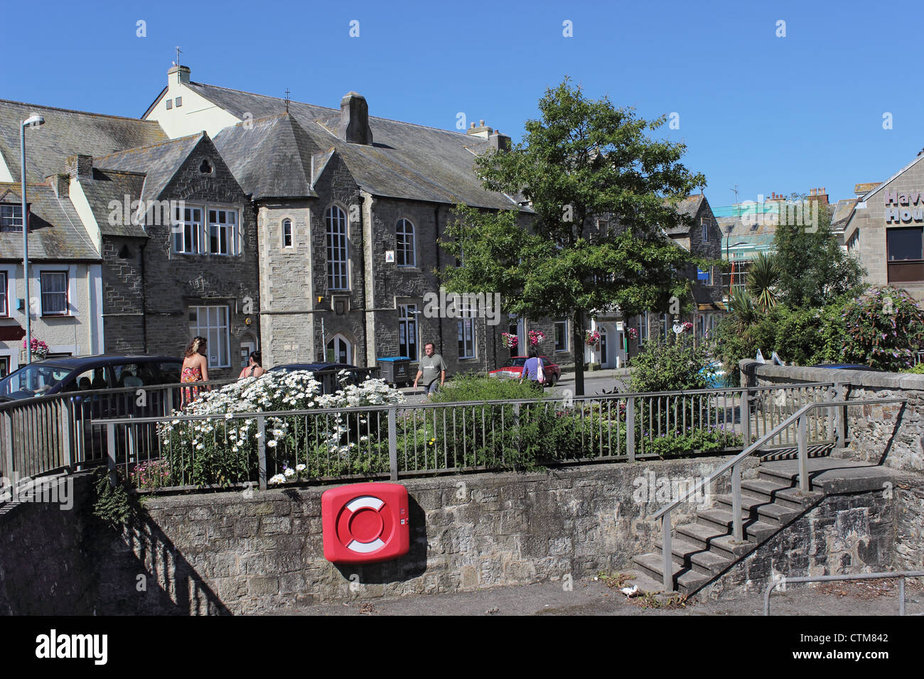 Alten Palastgebäude Truro, umgebaut für den kommerziellen Einsatz Stockfoto