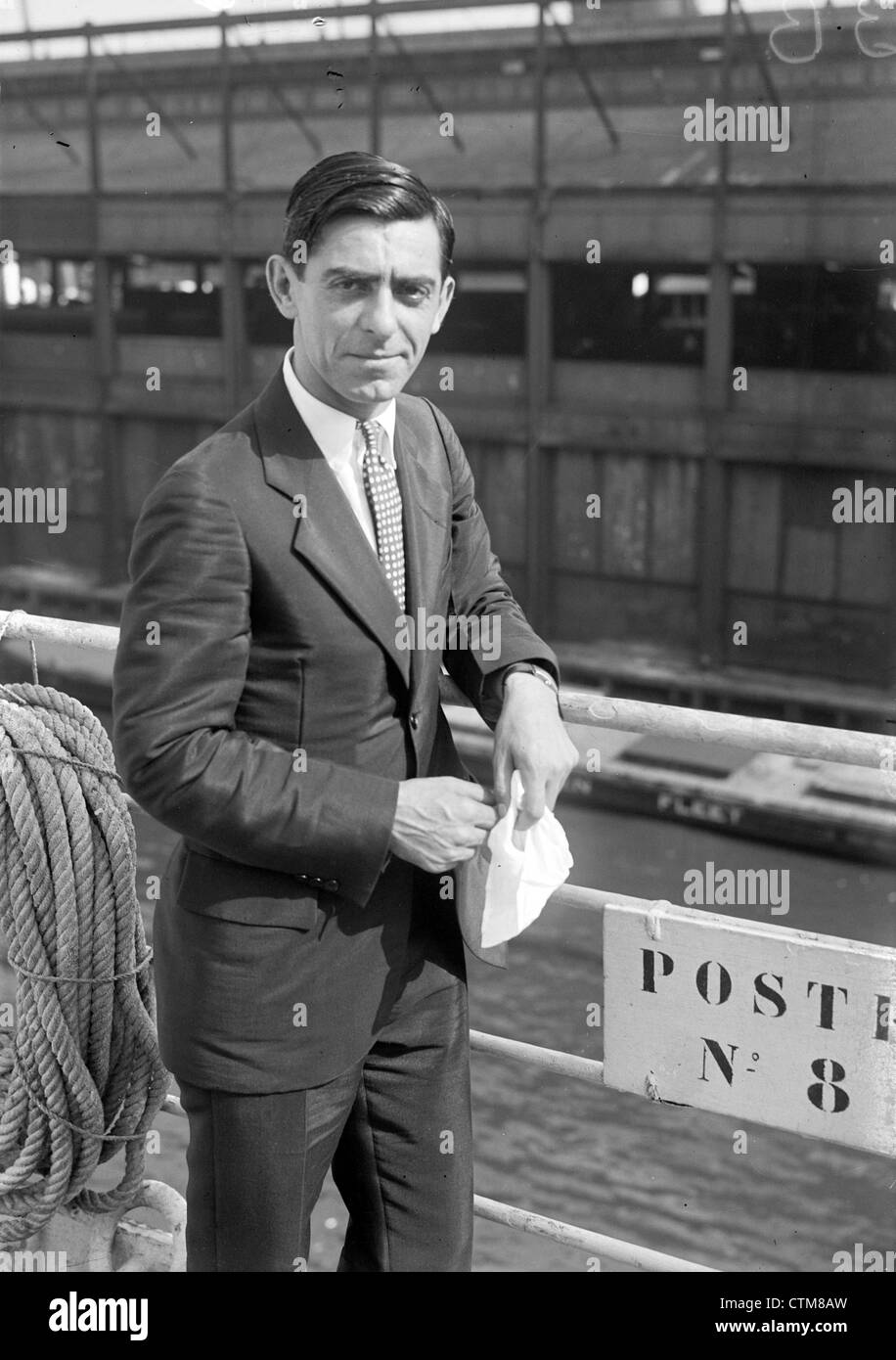 EDDIE CANTOR (1892-1964) US-Sänger, Komiker und Schauspieler über 1935 Stockfoto