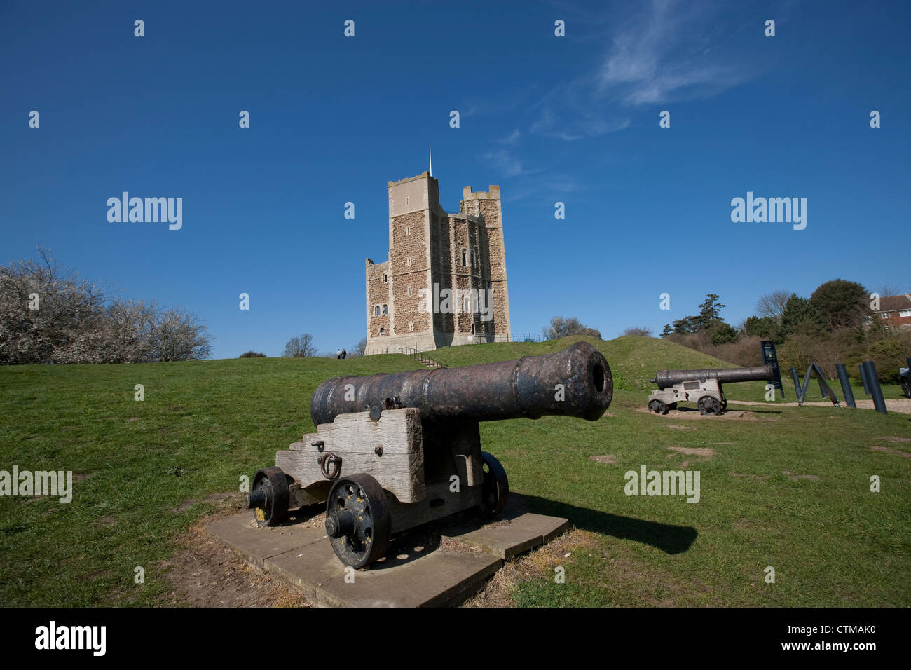 Orford Castle Suffolk Stockfoto