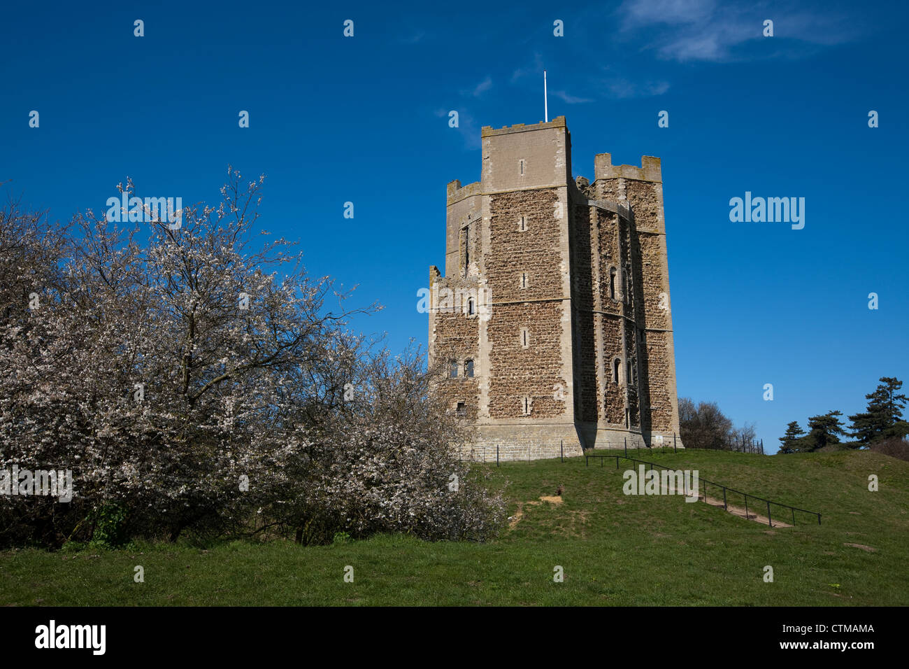 Orford Castle Suffolk Stockfoto