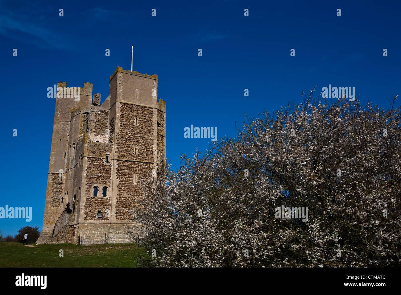 Orford Castle Suffolk Stockfoto