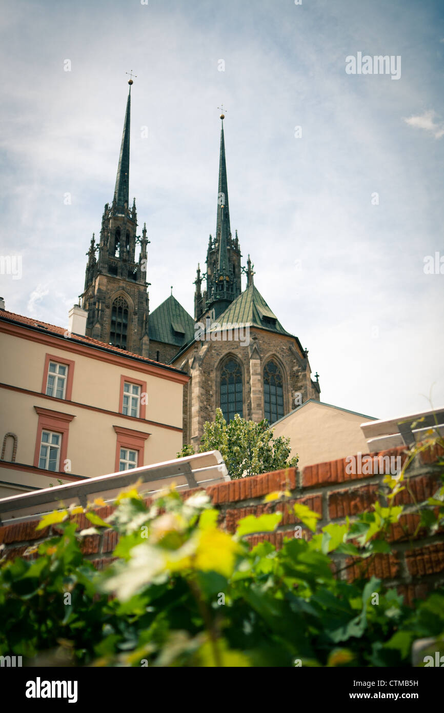 Petrov, die Kathedrale von St. Peter und Paul in Brno, Tschechische Republik Stockfoto