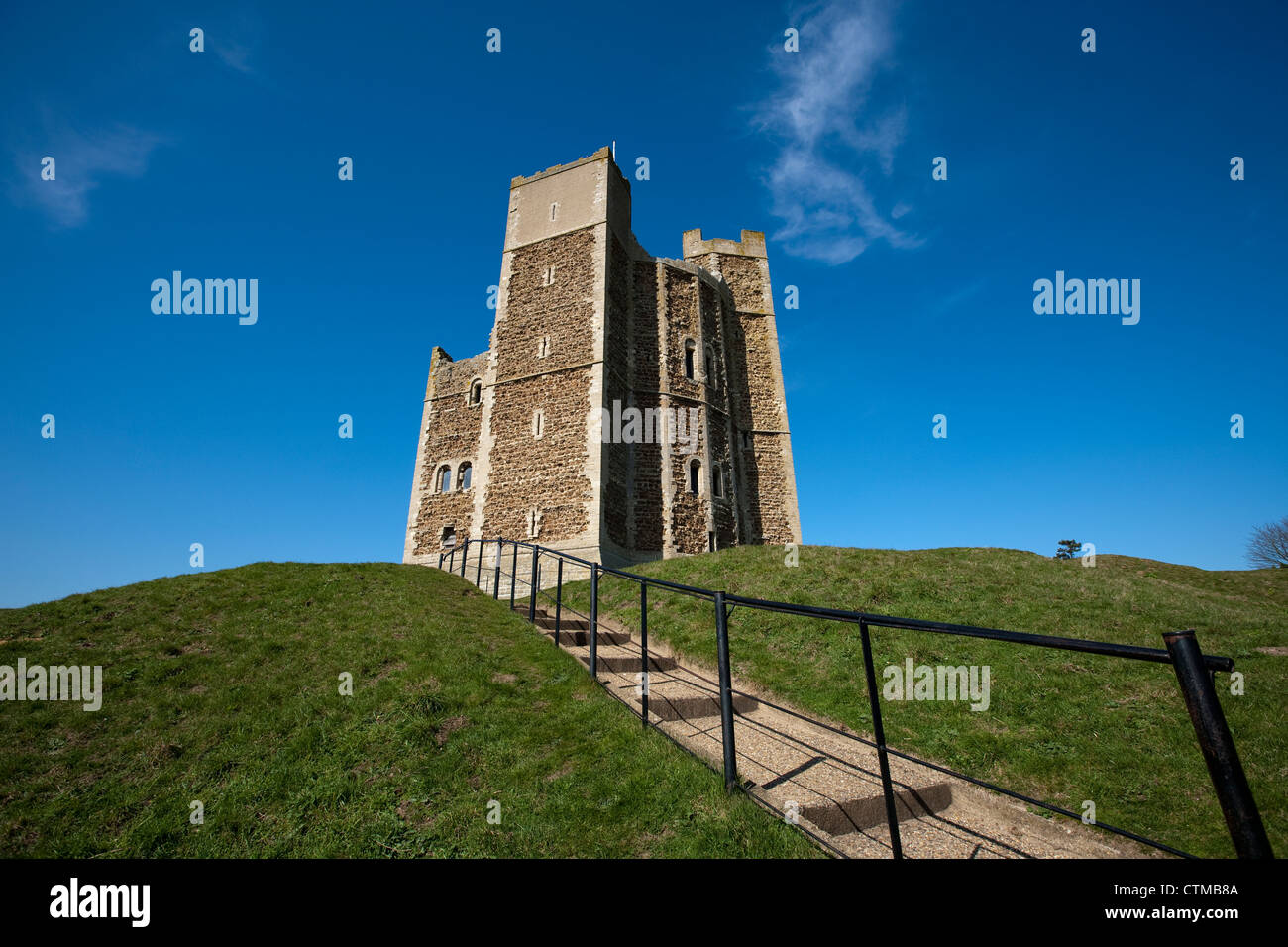 Orford Castle Suffolk Stockfoto