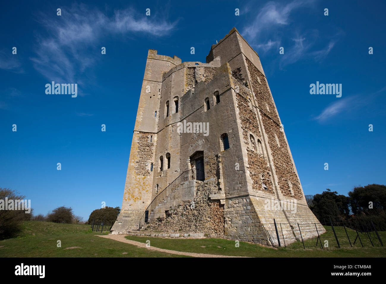 Orford Castle Suffolk Stockfoto