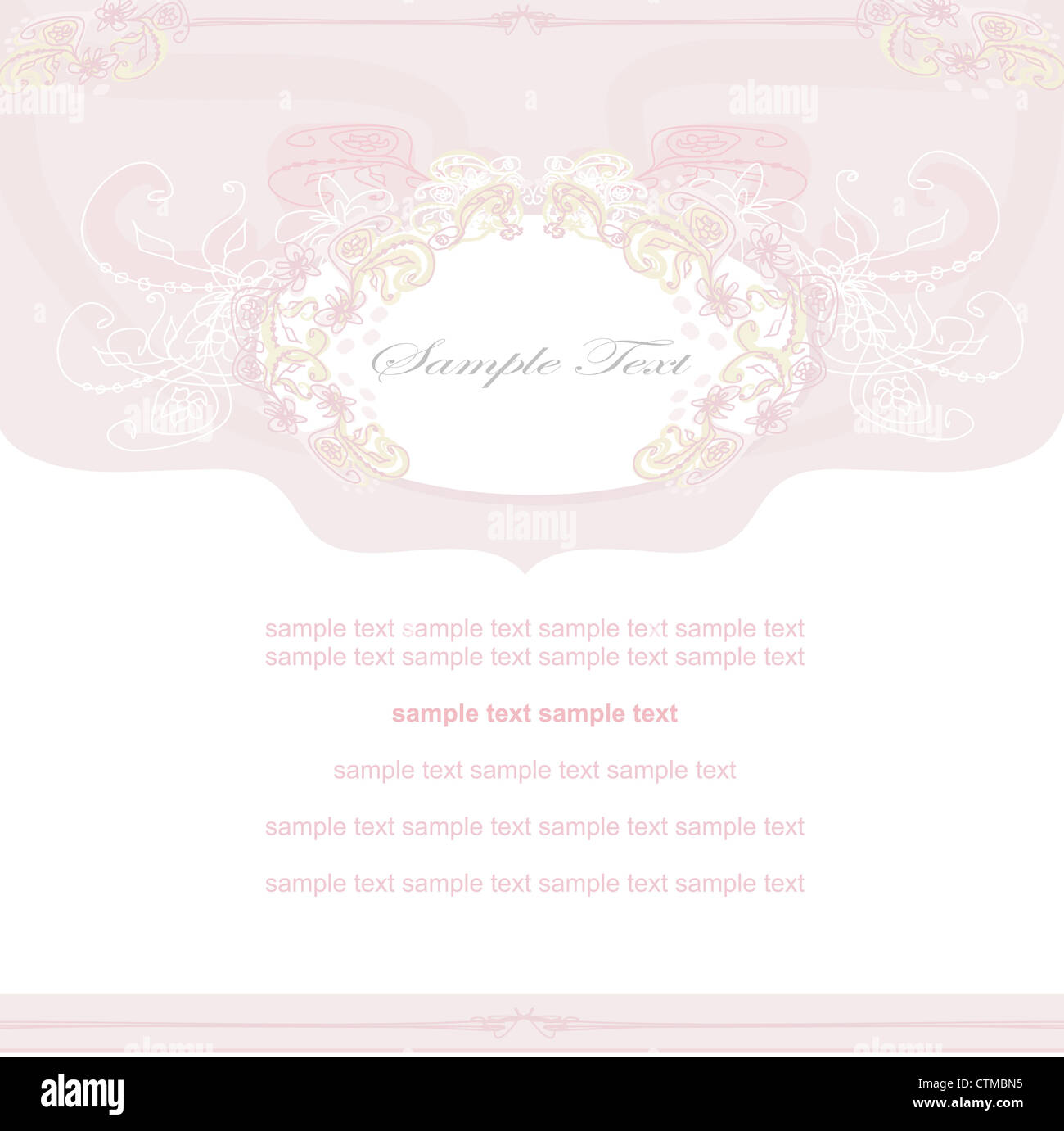 elegante Vintage-Rahmen Stockfoto