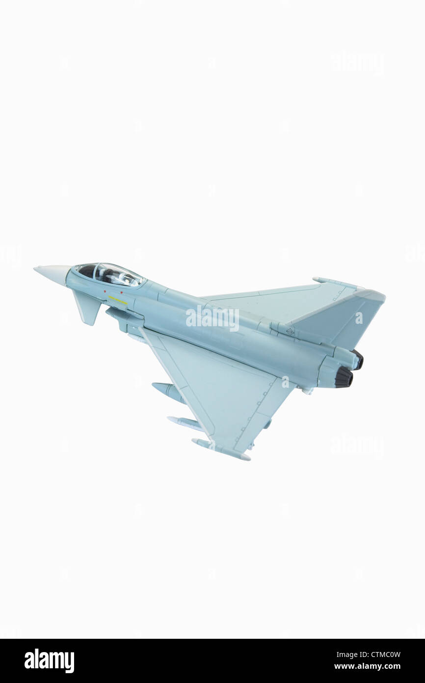 Eurofighter Typhoon Modell Stockfoto