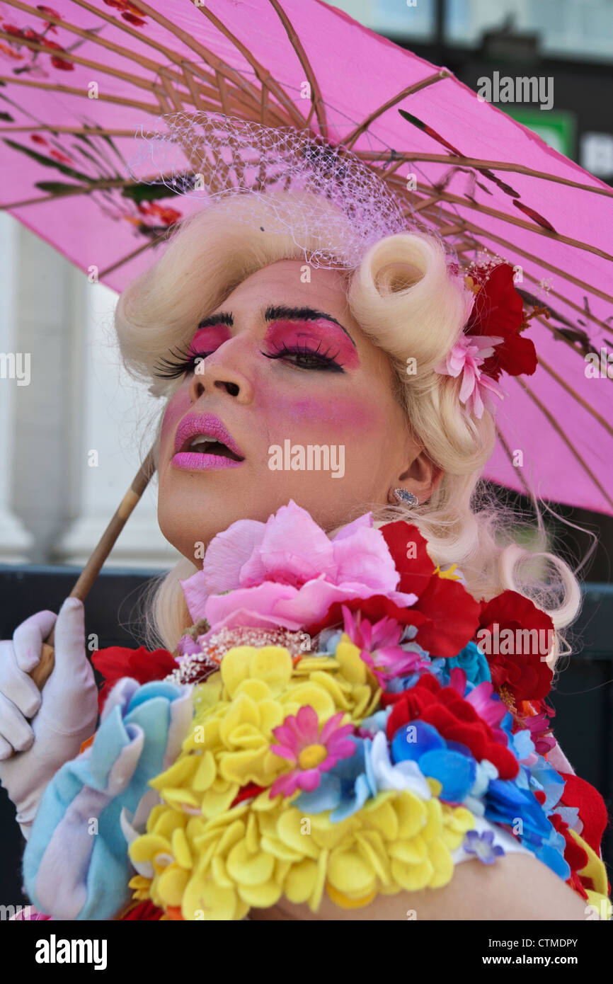Gay-Pride Homosexuellen-Parade New York City Party Stockfoto