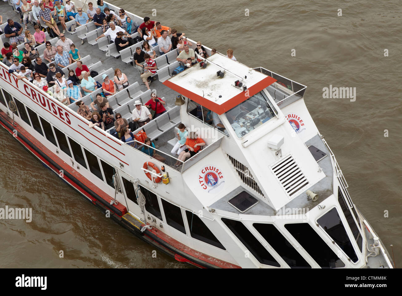 Thames River Cruise Stockfoto