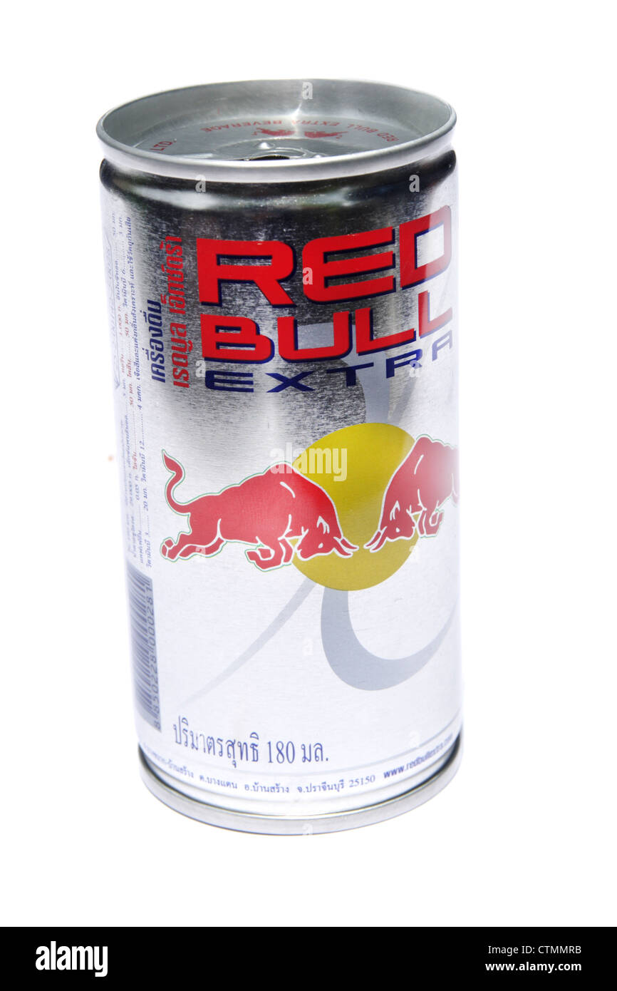 Thai Red Bull Energydrink kann Stockfoto