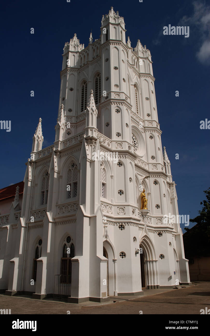 eine Kirche in Palayam, Trivandrum, Kerala, Indien. Dies ist ein Meilenstein in Trivandrum Stadt Stockfoto