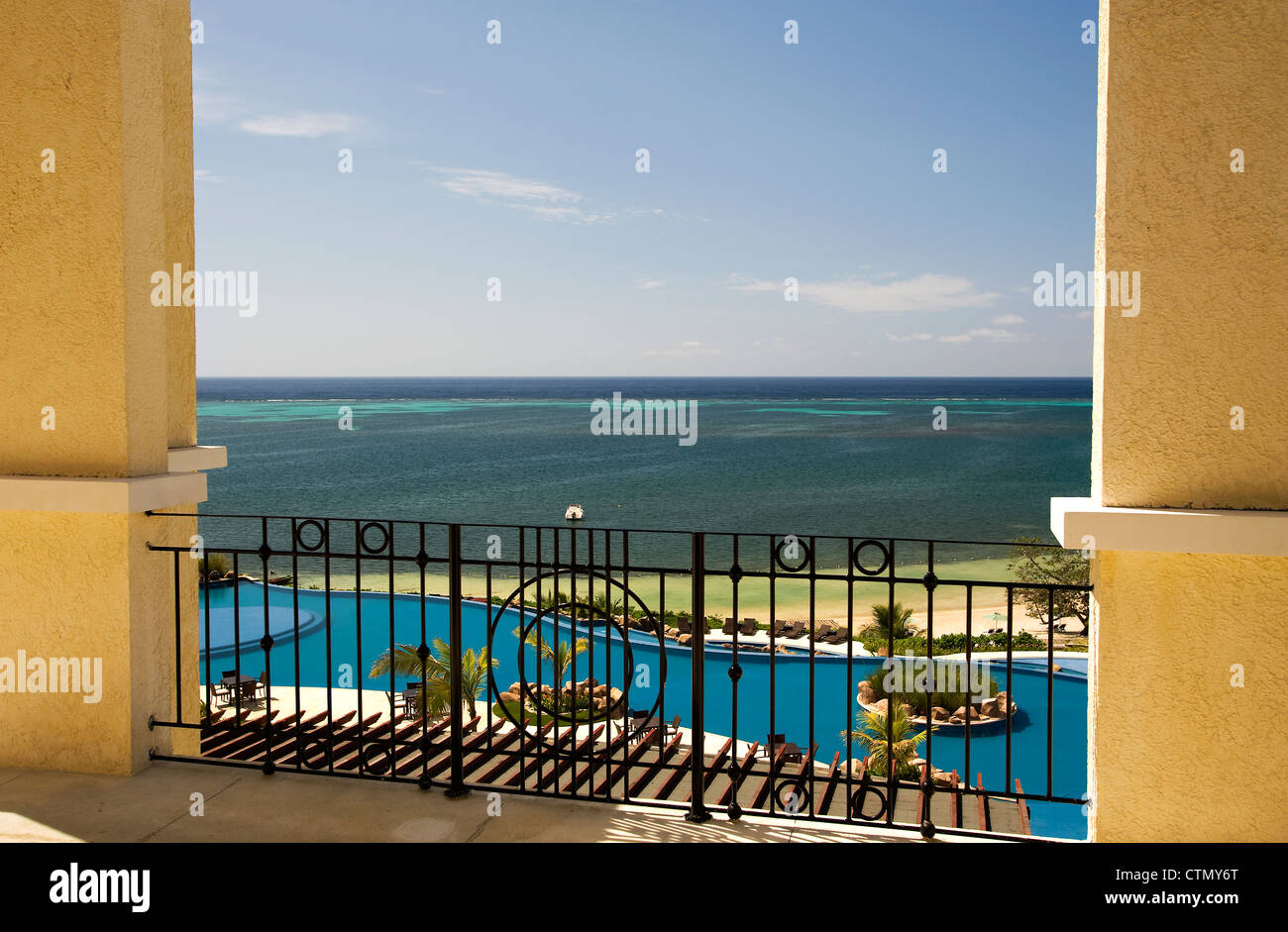 Unberührten Bay Resort in Roatan, Honduras Stockfoto