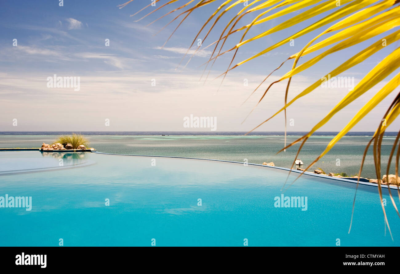 Unberührten Bay Resort, Roatan, Honduras Stockfoto