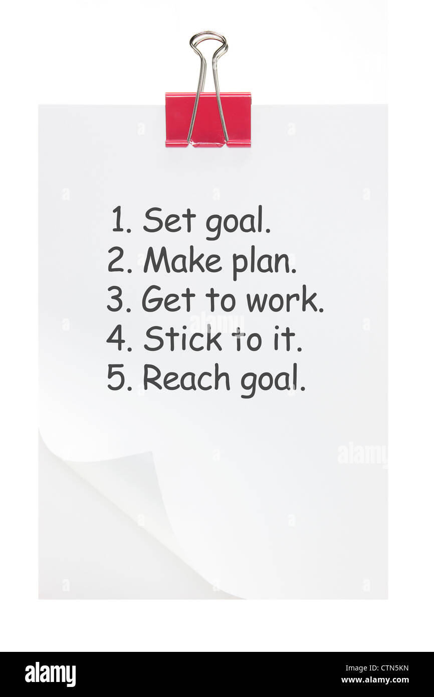 Papier mit Business-Konzept Stockfoto