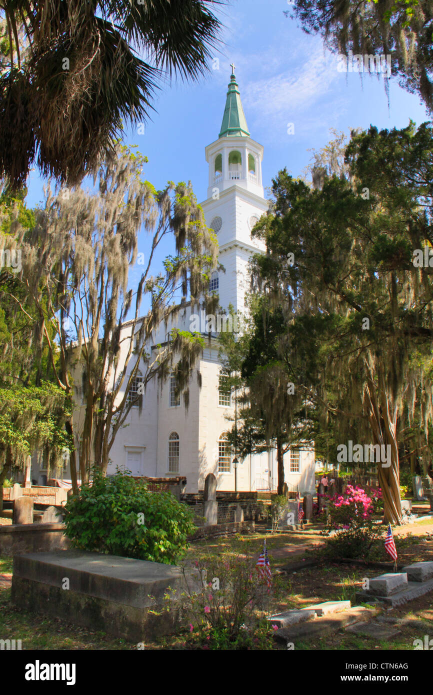 Kirche St. Helenas, Beaufort, South Carolina, USA Stockfoto