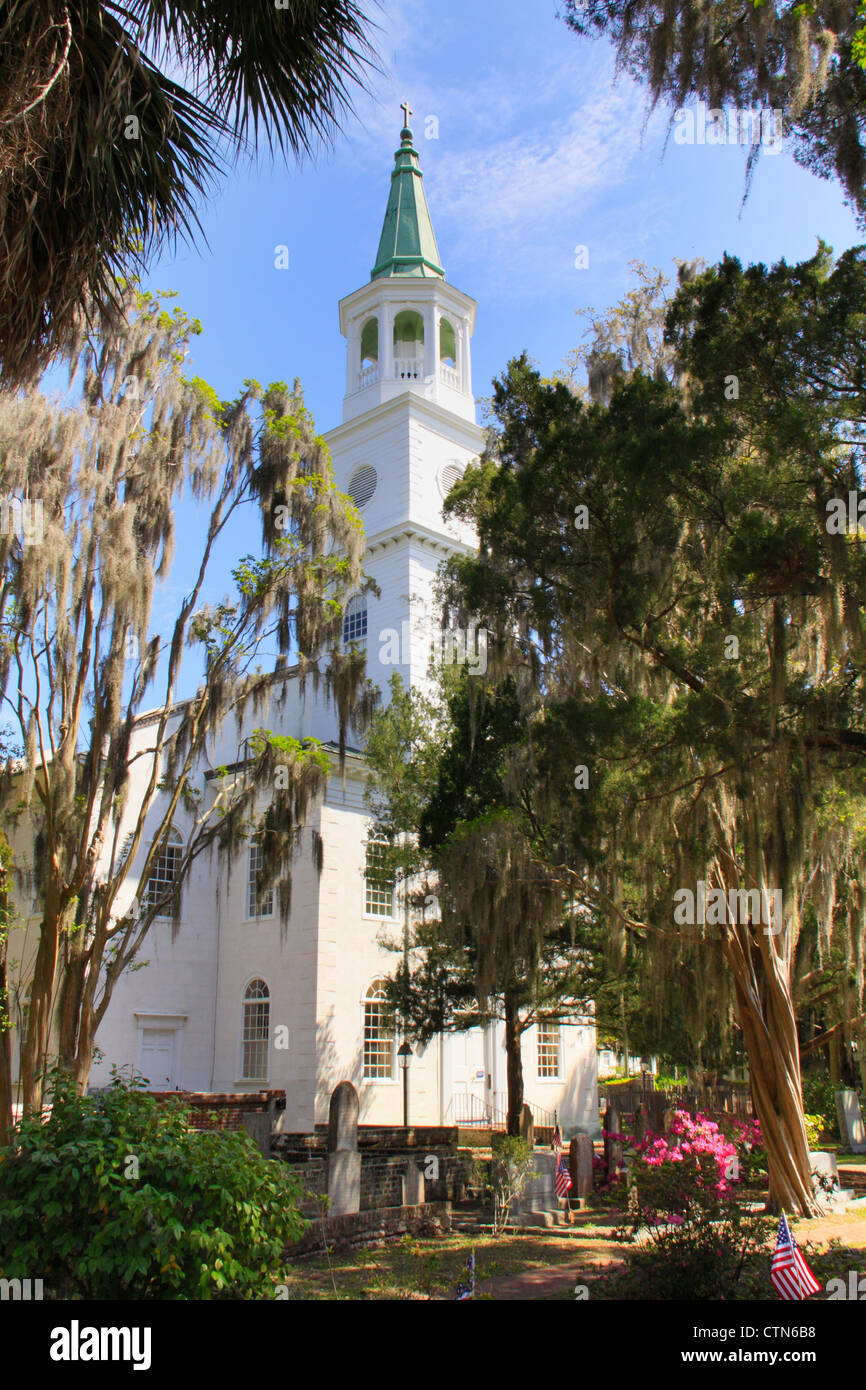 Kirche St. Helenas, Beaufort, South Carolina, USA Stockfoto