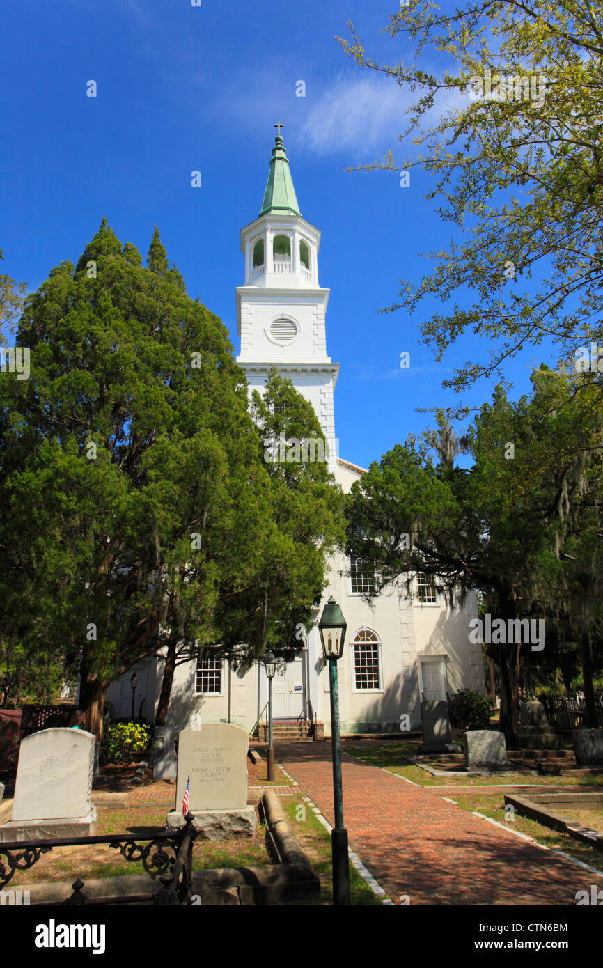 Kirche St. Helenas, Beaufort, South Carolina, USA Stockfoto