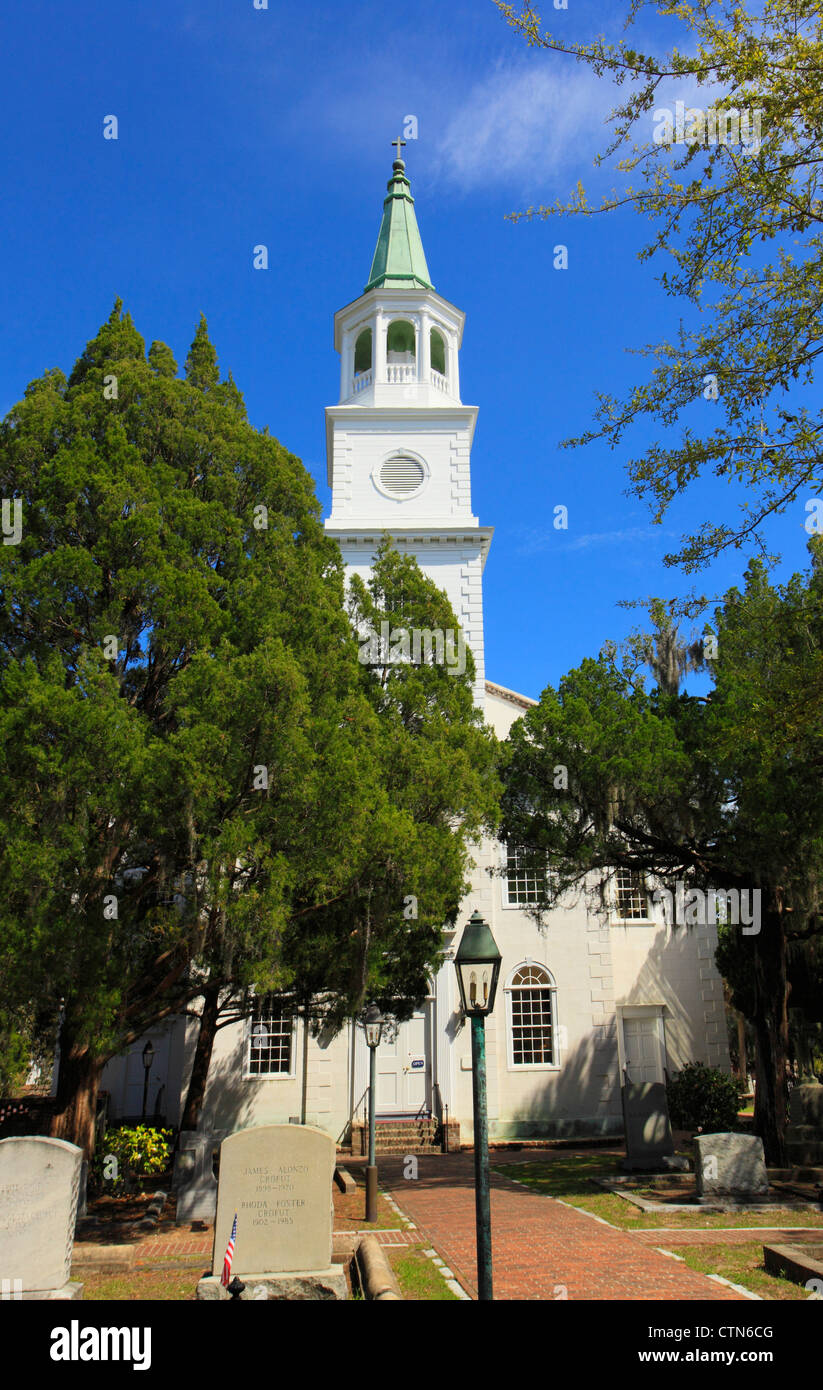 Kirche St. Helenas, Beaufort, South Carolina, USA Stockfoto