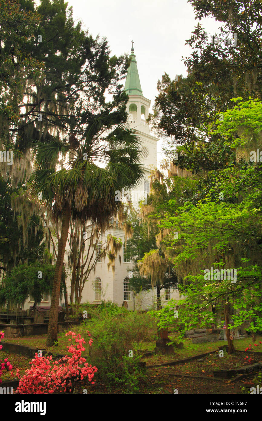 Kirche St. Helenas, Beaufort, South Carolina, USA Stockfoto