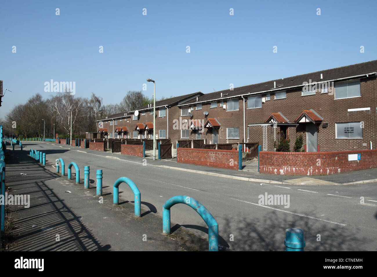 Städtischen Wohnraums für Abbruch und Sanierung Stockfoto