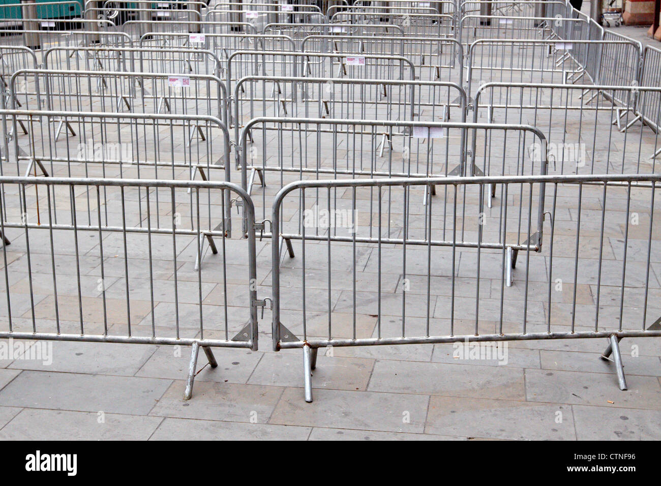 Personenleitsysteme Stockfoto