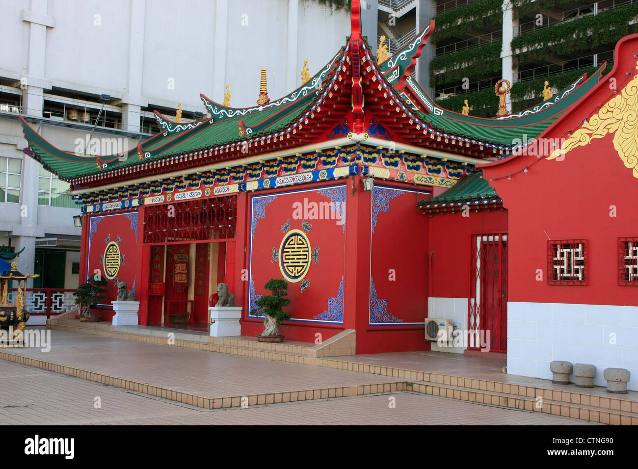 Chinesische buddhistische Tempel, Bandar Seri Begawan, Brunei, Südost-Asien Stockfoto
