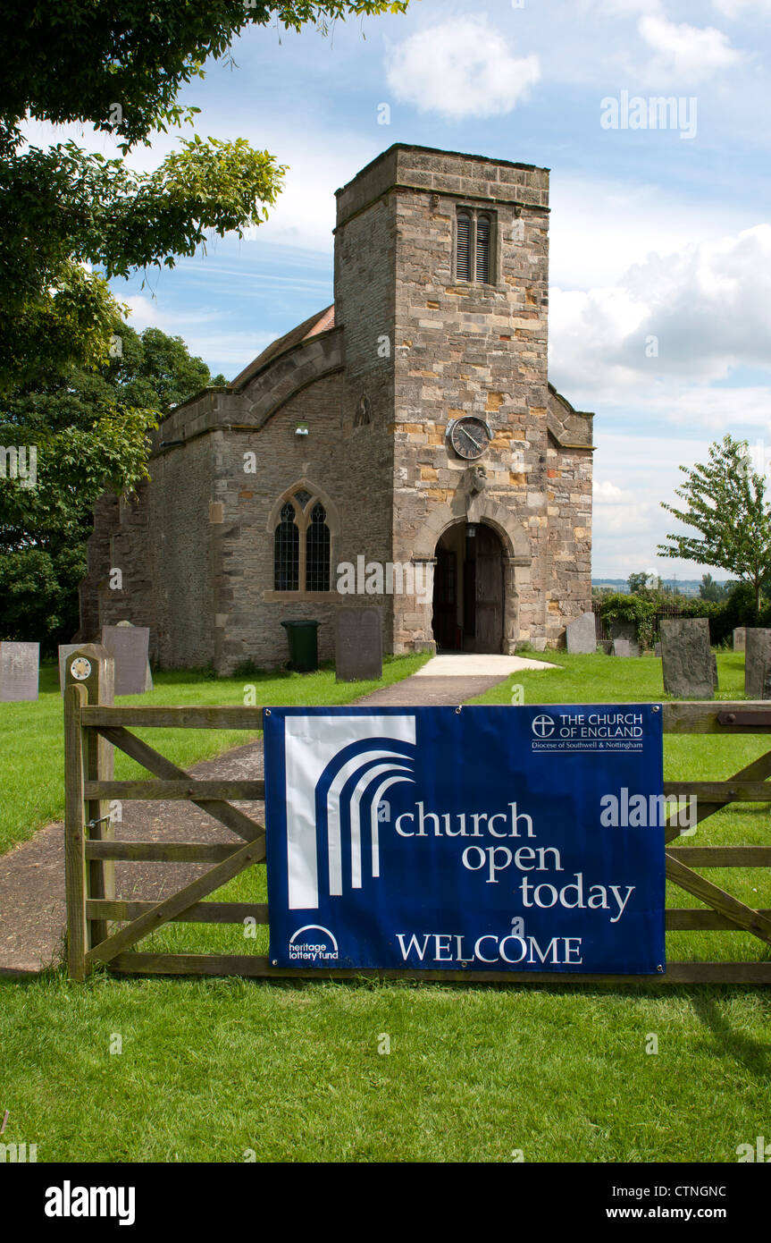 St. Margarets Kirche, Owthorpe, Nottinghamshire, UK Stockfoto
