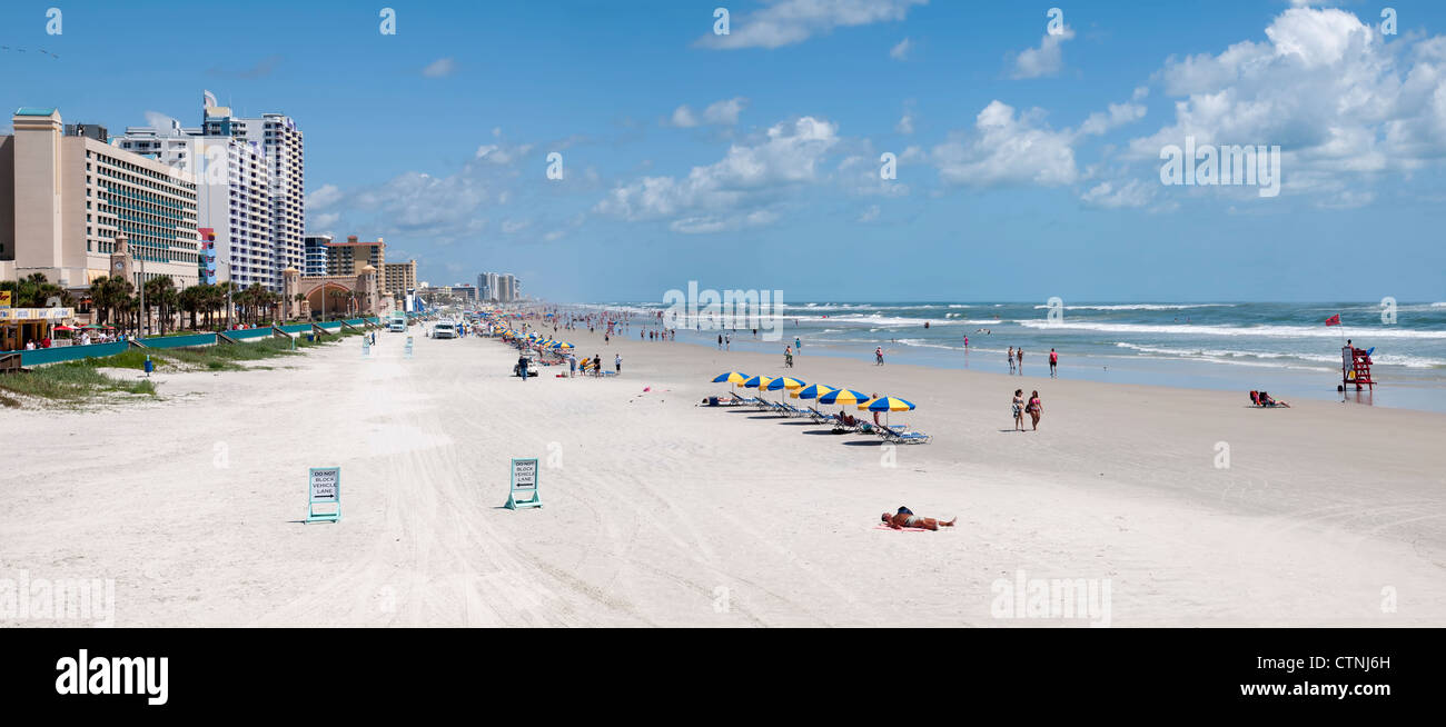 Aktivitäten in Daytona Beach, Florida. Stockfoto
