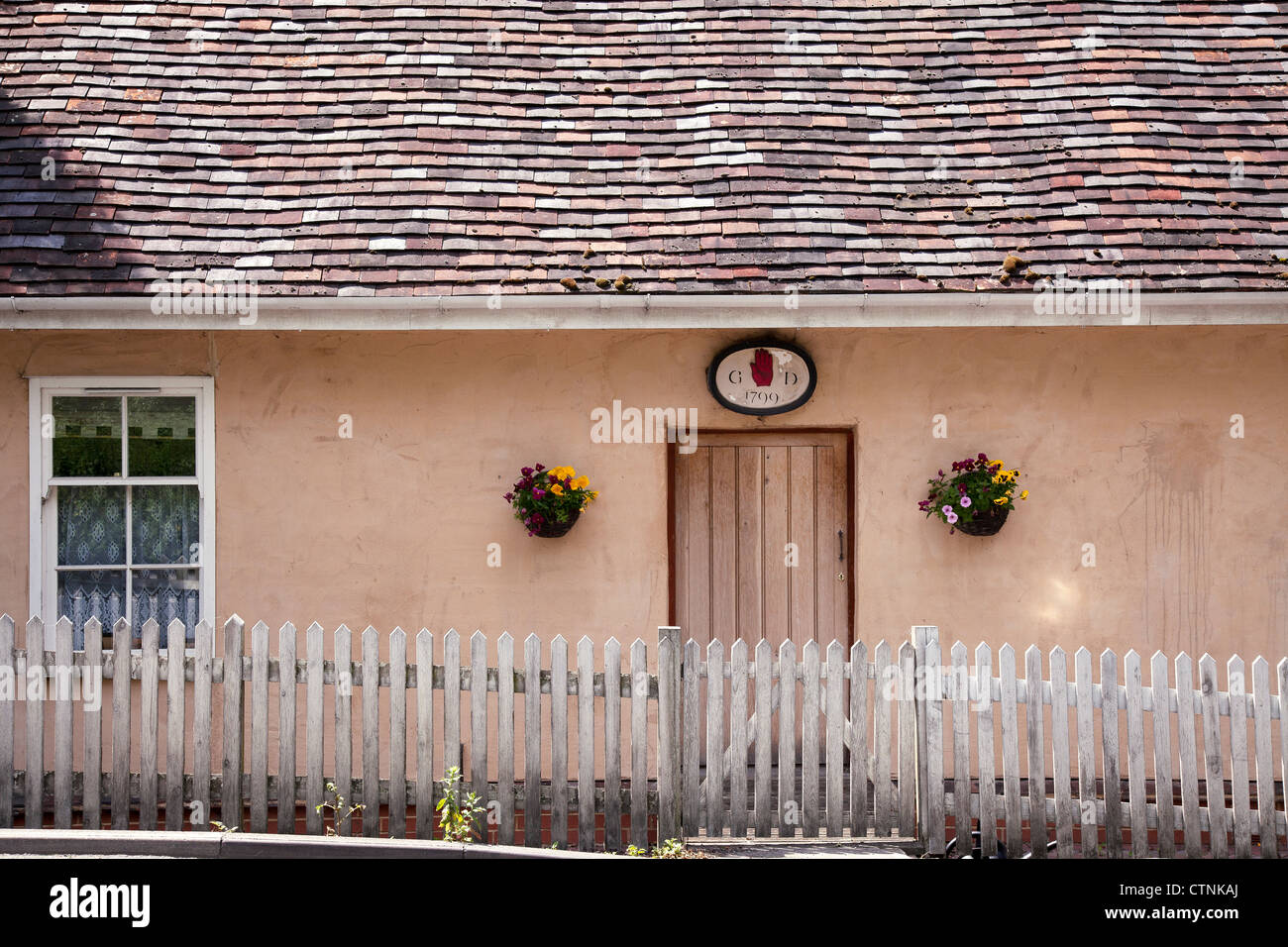 Friedliche Hütte in England Stockfoto