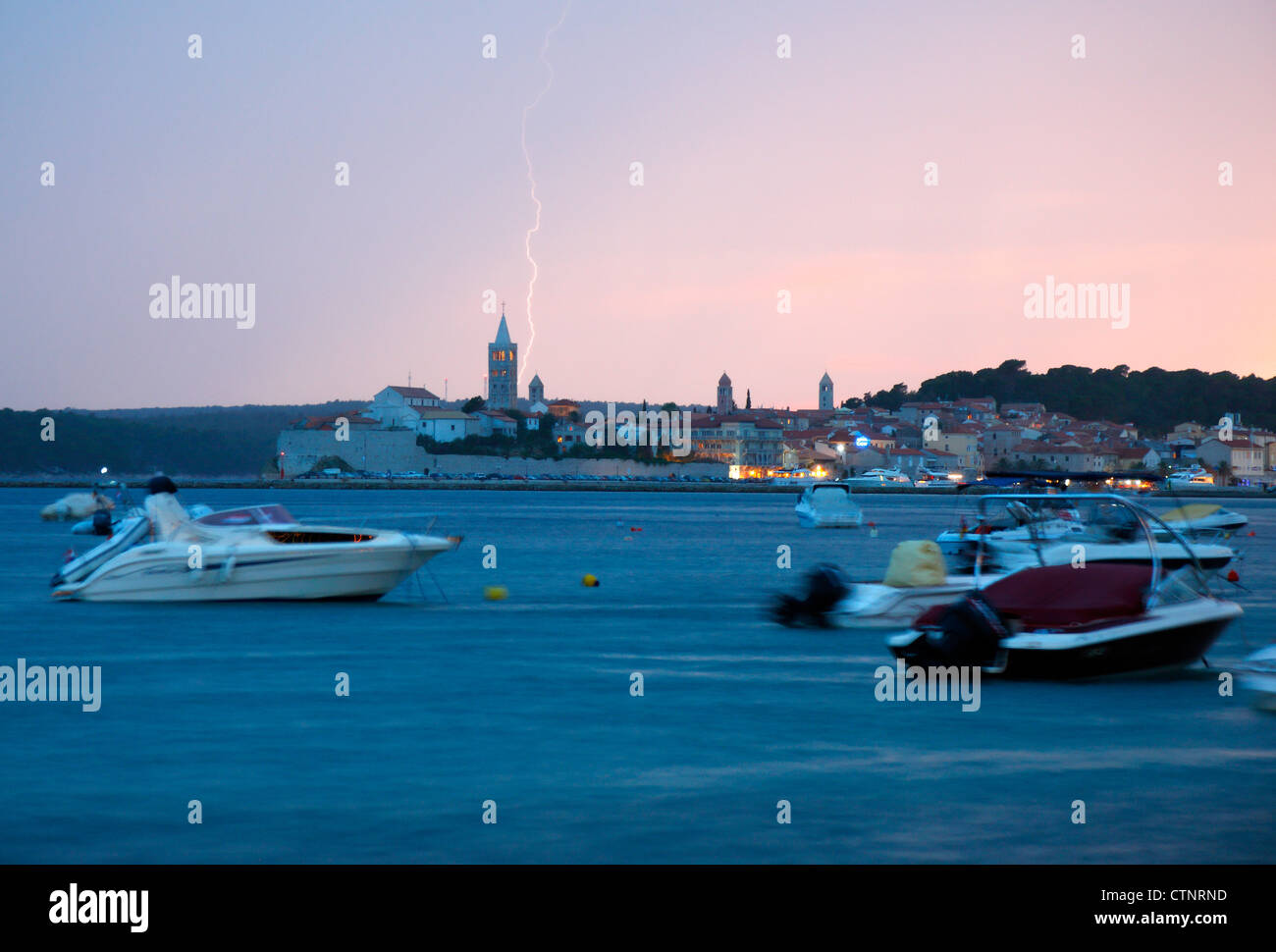 Stadt Rab Stockfoto