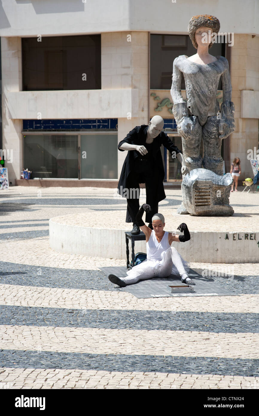 Praca da Gil Eanes in Lagos, Algarve - Portugal Stockfoto