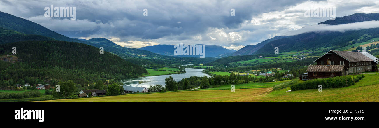 norwegische Landschaft, Oppland, Norwegen Stockfoto